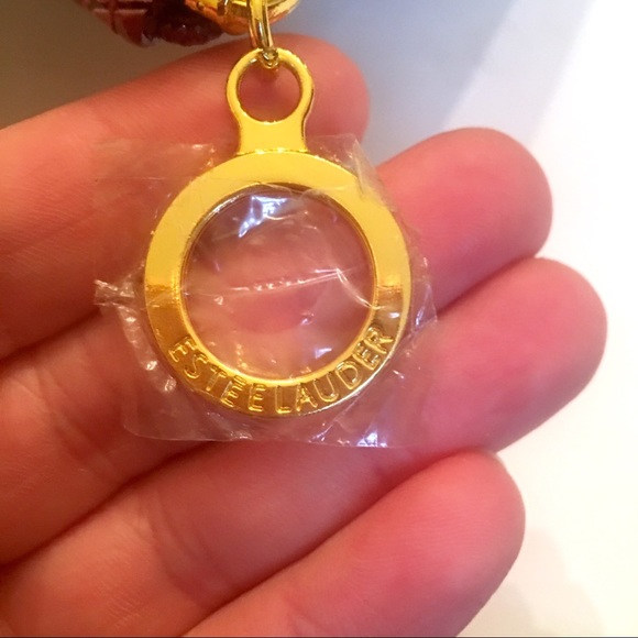 ESTEE LAUDER Purple Faux Croc Patent Cosmetic Bag - Picture 8 of 8